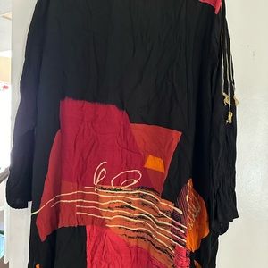 African print long Cover tunica